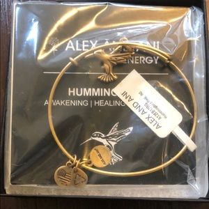 COPY - Alex and Ani hummingbird bracelet gold